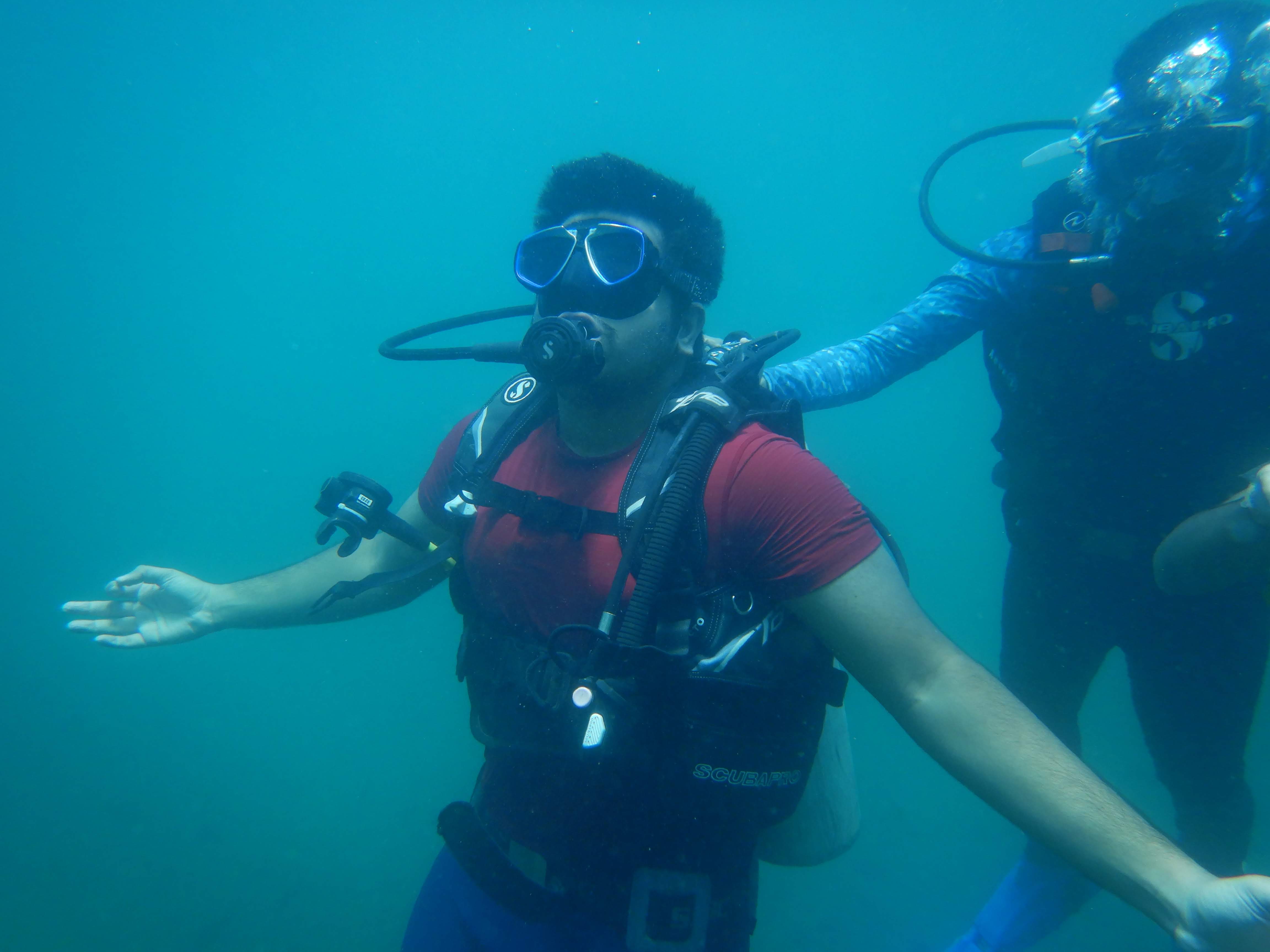 Scuba diving